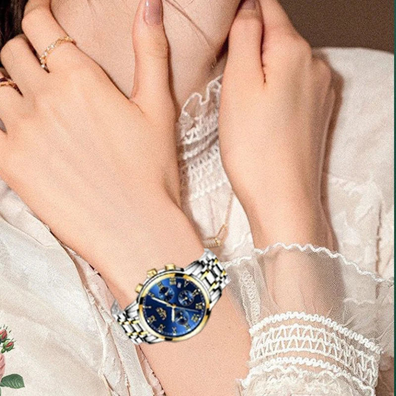 LIGE 2024 nuove donne di moda orologi da donna top brand di lusso creativo bracciale da donna in acciaio orologi orologio impermeabile al quarzo femminile