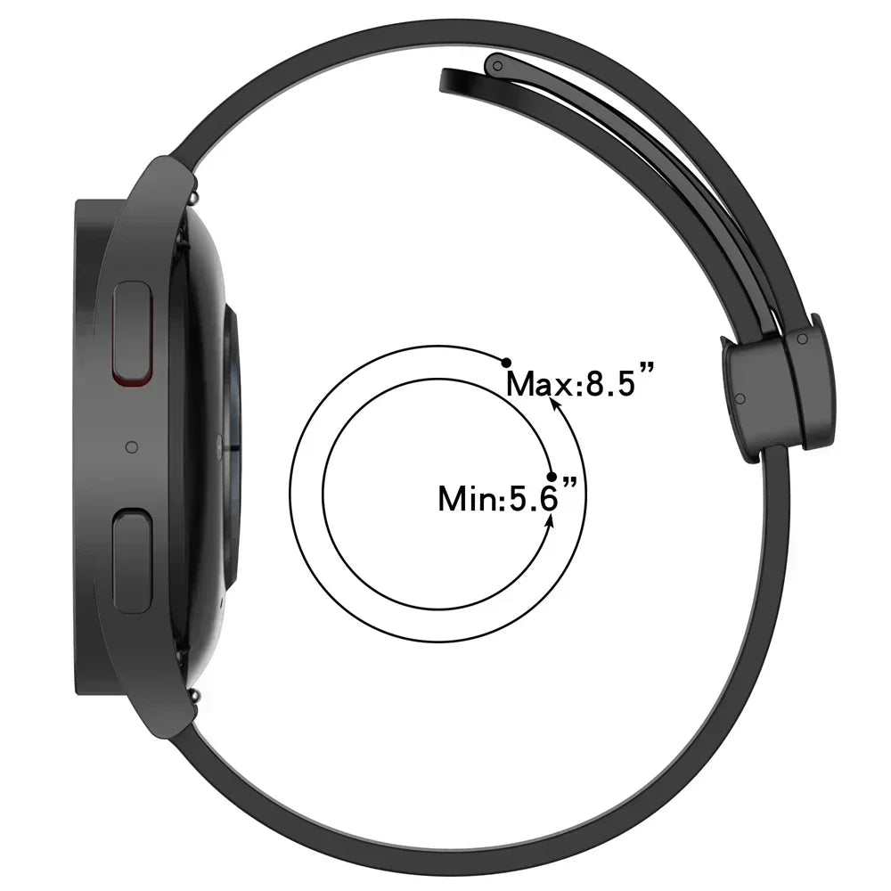 22mm 20mm cinturino magnetico in silicone per Omega X Swatch Joint MoonSwatch cinturino per Xiaomi Watch S4 S3 S2 S1/Huawei GT6Pro GT6 5 4 46