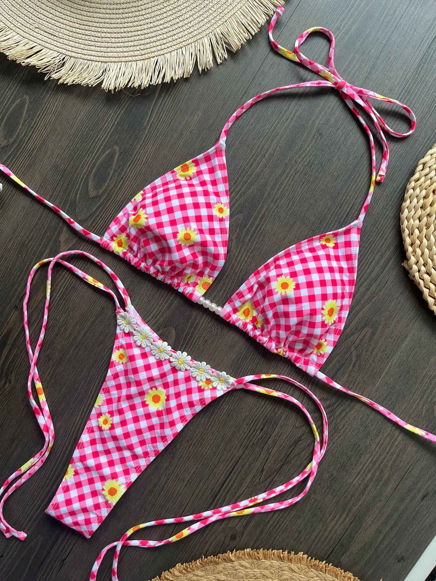 Micro Bikini 2025 Costume da bagno donna sexy Costumi da bagno Perizoma femminile Bikini Set Biquini Costume da bagno Stampa Costumi da bagno Beachwear