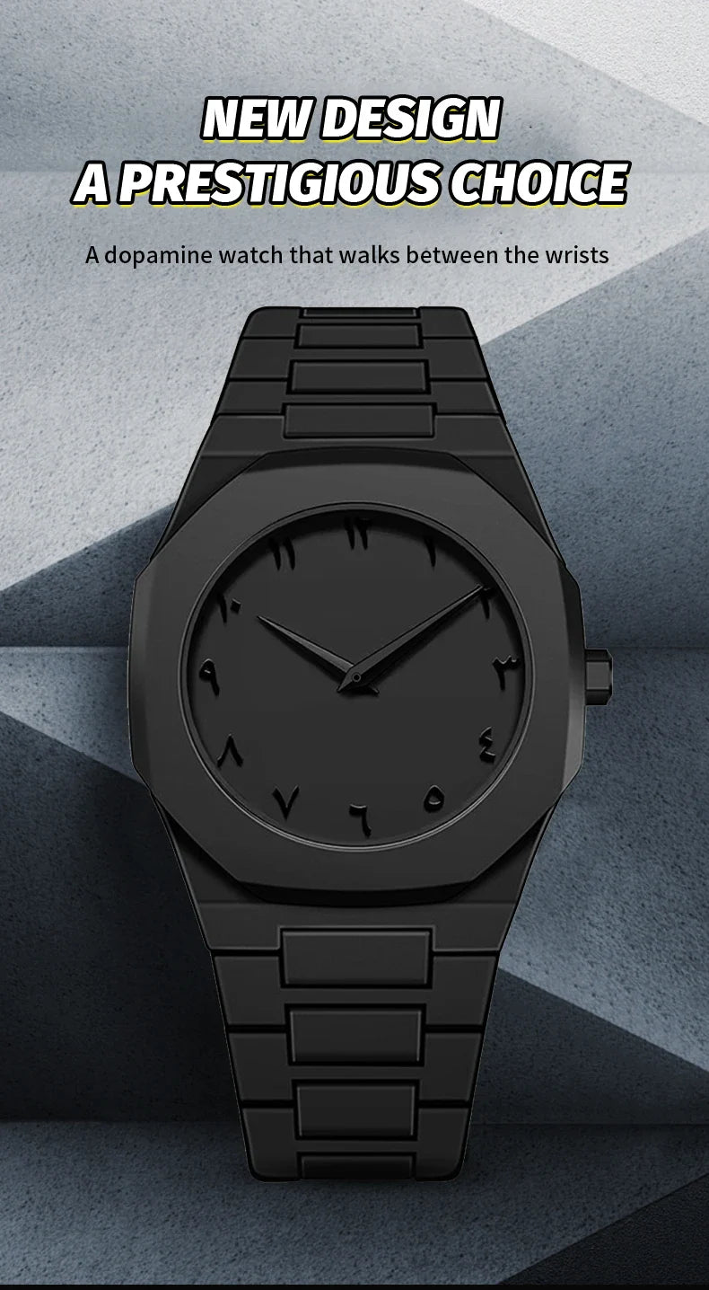 VA VA VOOM Orologio creativo da uomo di marca Moda Silicone Nero Business Style Arabo Digitale Creativo Militare Orologi sportivi al quarzo