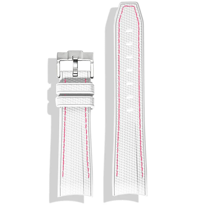 Cinturino in gomma per Swatch X Omega Joint MoonSwatch Cinturino sportivo impermeabile da 20 mm Cinturino con estremità curva in silicone per uomo donna
