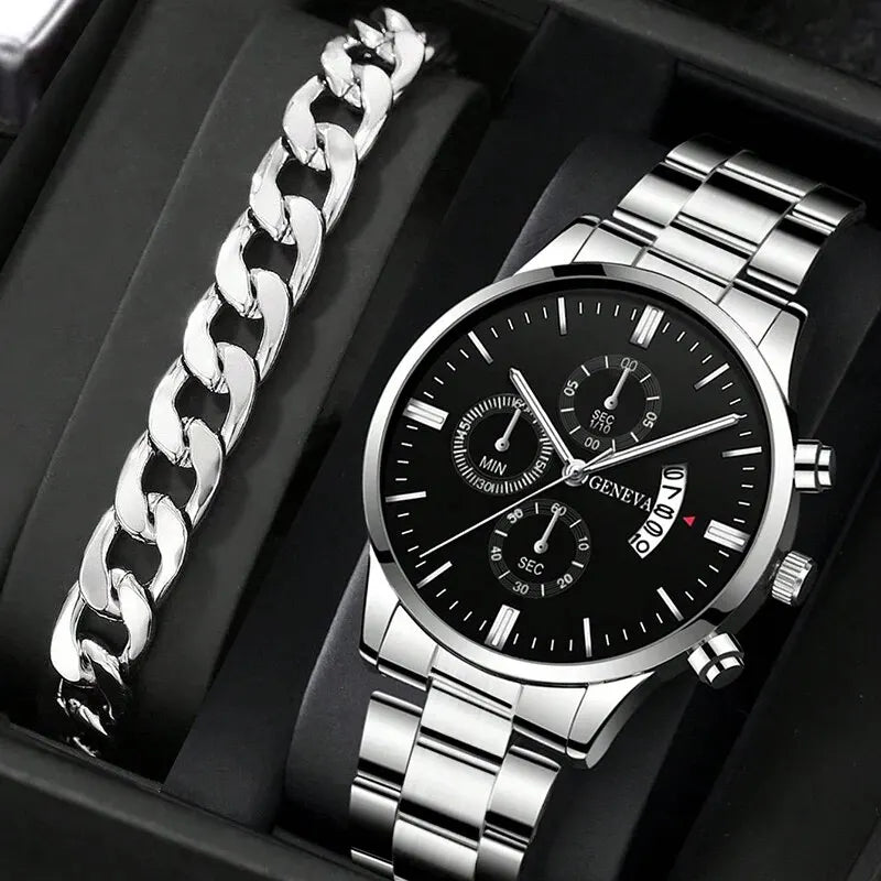 Orologio da uomo alla moda Orologio da polso al quarzo con calendario di lusso Orologi da lavoro Orologio da uomo Orologio da polso con cinturino maschile
