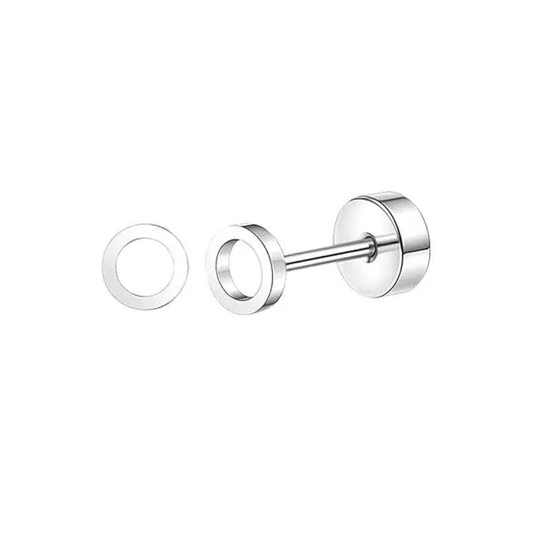 2 pz/set In Acciaio Inox Cuore Luna Earbone Della Vite Della Vite Della Sfera Orecchini con perno per Le Donne di Modo Dell'orecchio Trago Cartilagine Body Piercing
