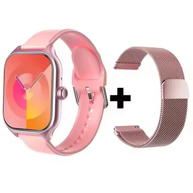 Smartwatch 2025 per Android e iOS, Schermo a Colori da 2,01 Pollici, Risposta alle Chiamate Bluetooth, Orologio Fitness Tracker per Donne e Uomini