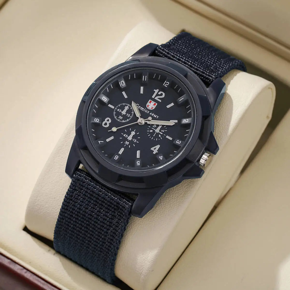 Orologi militari da uomo casual Orologio da polso sportivo al quarzo Cinturino in nylon Orologio da uomo Relogio Masculino (senza scatola)