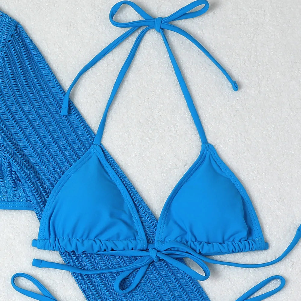 2026 Bikini sexy Costumi da bagno femminili Costumi da bagno a tre pezzi da donna Costumi da bagno da spiaggia Costumi da bagno Bikini brasiliano Set Bagnante da piscina