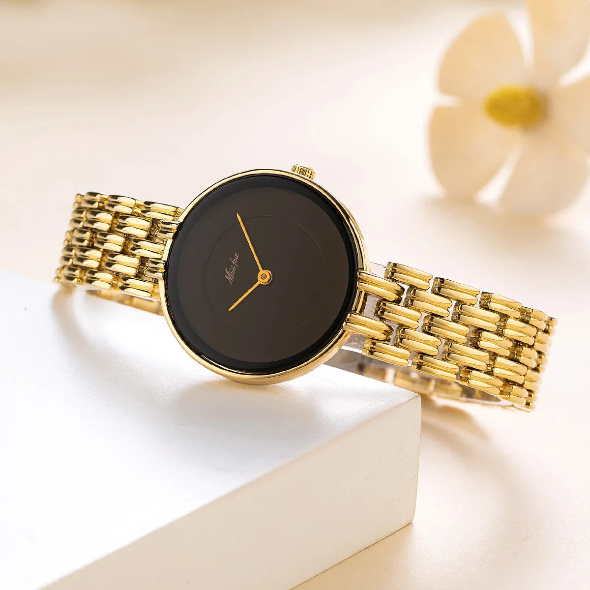 UTHAI orologio da donna leggero marchio di lusso business semplice retrò femminile braccialetto in metallo impermeabile orologio da donna al quarzo moda