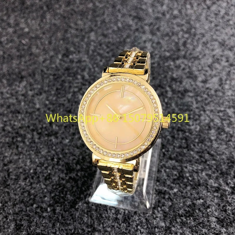 Orologi di Lusso in Cristallo per Donne, Marca di Moda, Orologio al Quarzo con Diamanti per Signore, Orologi da Polso Femminili in Acciaio, Relogio Feminino, Regalo
