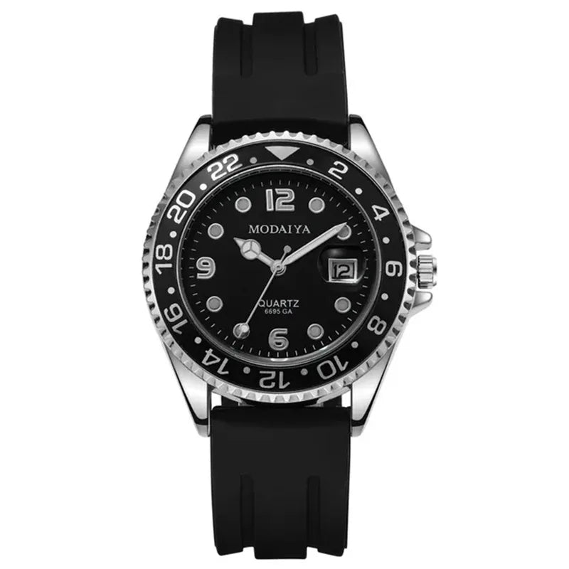Orologi da uomo alla moda con data Orologio sportivo casual di lusso di fascia alta Orologi da polso classici da uomo al quarzo da lavoro in acciaio inossidabile