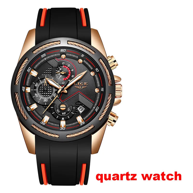 Orologi da Polso Meccanici Automatici LIGE 2026 per Uomo, Marca di Lusso, Orologio da Uomo con Tourbillon, Moda Business, Impermeabile