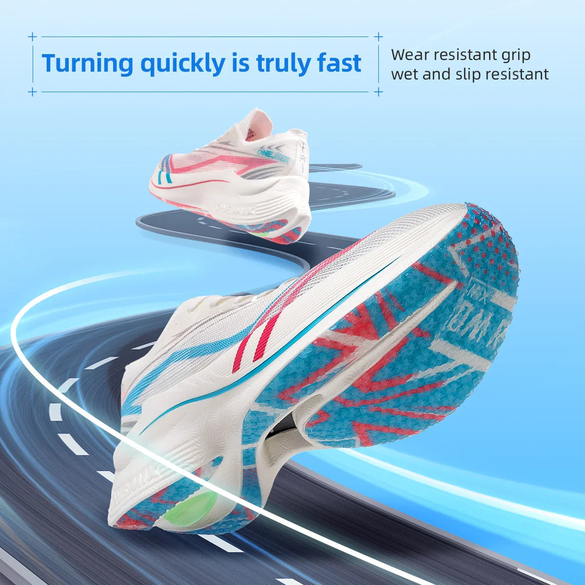 ONEMIX 2026 Tupo Nuove Scarpe da Corsa Marathon con Piastra in Carbonio, Supporto Stabile per Assorbimento degli Urti, Sneakers Ultraleggere con Rimbalzo