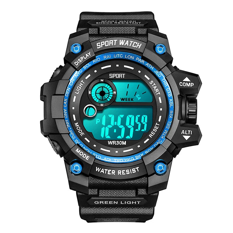 Nuovi uomini LED orologi digitali luminosi moda Sport orologi impermeabili per uomo data esercito orologio militare Relogio Masculino