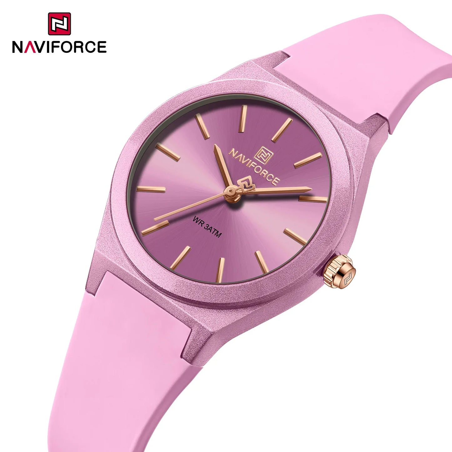 NAVIFORCE 2025 Orologi moda donna Orologio al quarzo Sport Cinturino in silicone Orologi da polso da donna Orologio semplice Regalo relogios feminino