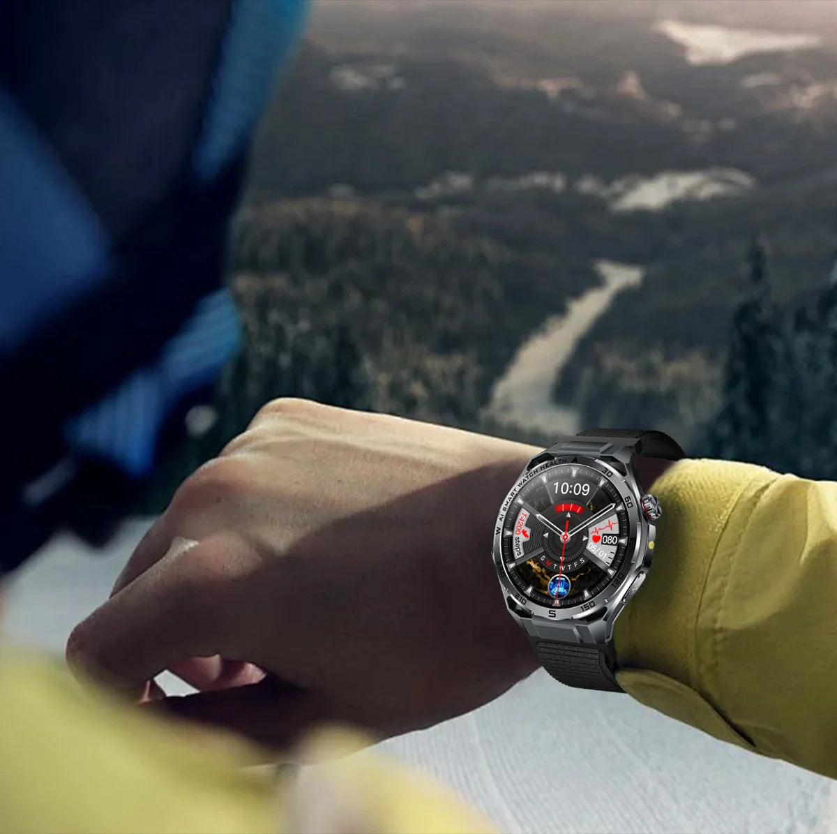 Nuovo Smartwatch 2026 con Analisi del Grasso Corporeo ECG+PPG, Acido Urico, Pressione Sanguigna, Ossigeno nel Sangue, Chiamate Bluetooth, Orologio Sportivo Intelligente per Uomini e Donne