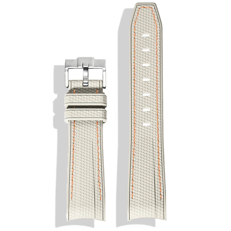 Cinturino in gomma per Swatch X Omega Joint MoonSwatch Cinturino sportivo impermeabile da 20 mm Cinturino con estremità curva in silicone per uomo donna