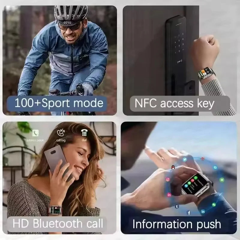 2026 Nuovo aggiornamento AI diagnostico Airbag pressione sanguigna precisa salute SmartWatch acido urico ECG lipidi nel sangue Smartwatch uomo donna