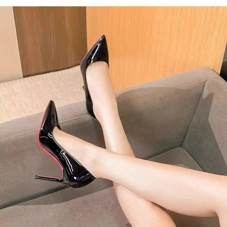 Sexy Black High Heels for Ladies Elegant woman heels 2025 trend Stiletto Pointed Toe Shoes Women Nightclub Prom Party Shoes