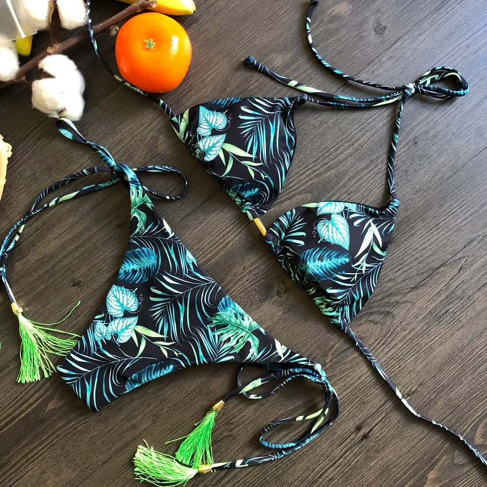 RUOTONGSEPT Bikini da Donna 2022 Nuovo Costume da Bagno Femminile Sexy Set Bikini Push-up per Nuoto e Bagno