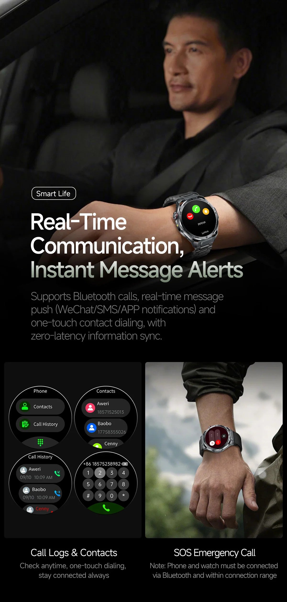 Nuovo Smartwatch 2026 con Analisi AI del Grasso Corporeo, ECG+PPG, Acido Urico, Pressione Sanguigna, Ossigeno nel Sangue, Chiamate, Schermo AMOLED per Uomini e Donne