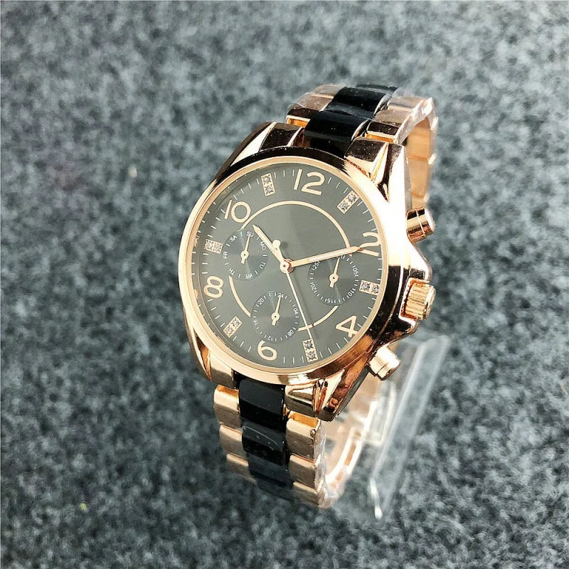 Nuovi orologi da polso da donna in acciaio inossidabile, orologi al quarzo da donna, orologi eleganti da donna di marca di lusso, orologi da donna