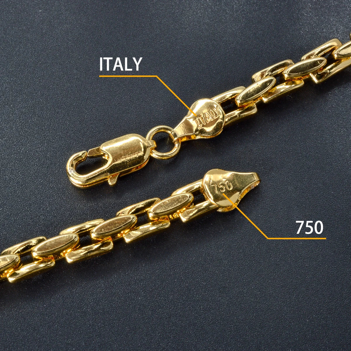 Sunny Jewelry Set Classic placcato oro collana bracciale per donna uomo Luxury Punk rame Link catene collana braccialetto regalo