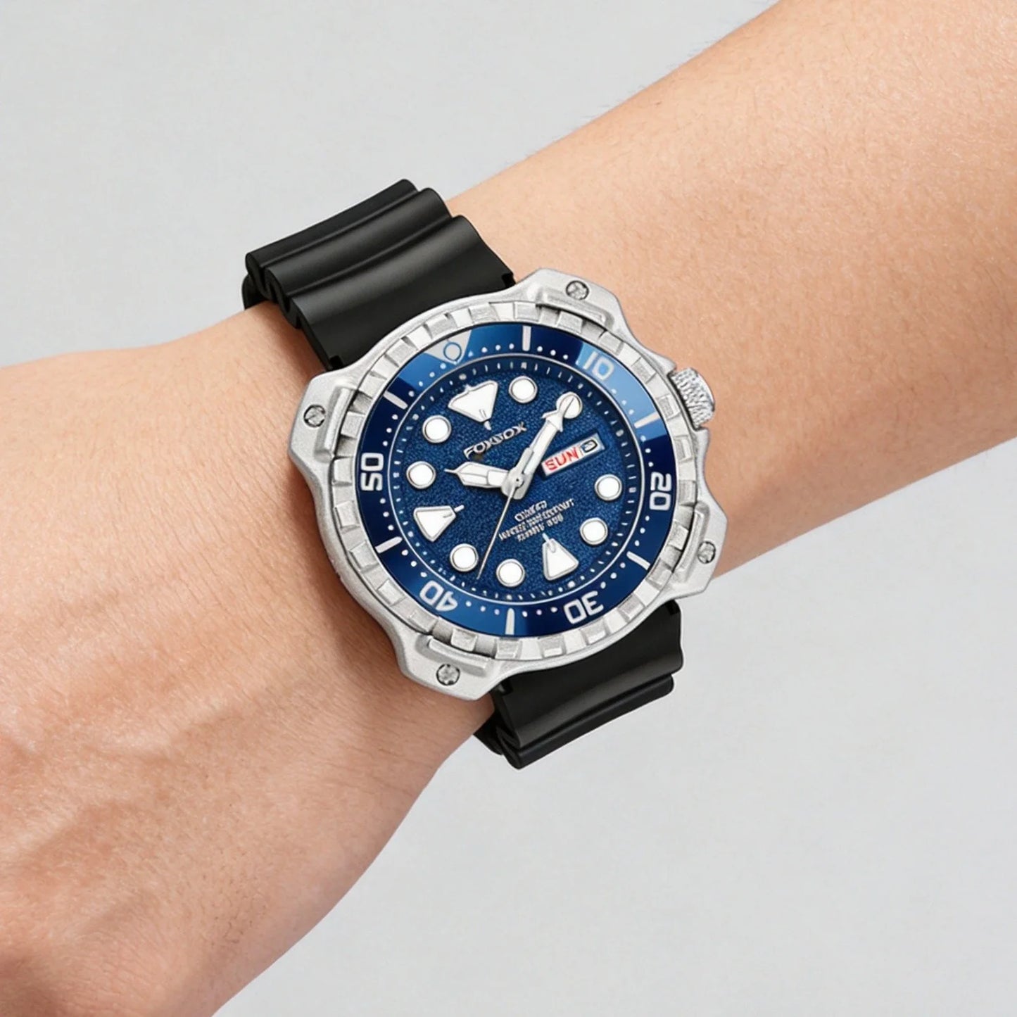 Orologio da uomo LIGE 2026 alla moda, orologio sportivo di lusso con quadrante grande, impermeabile, luminoso, al quarzo, con datario, per uomo, marca Foxbox