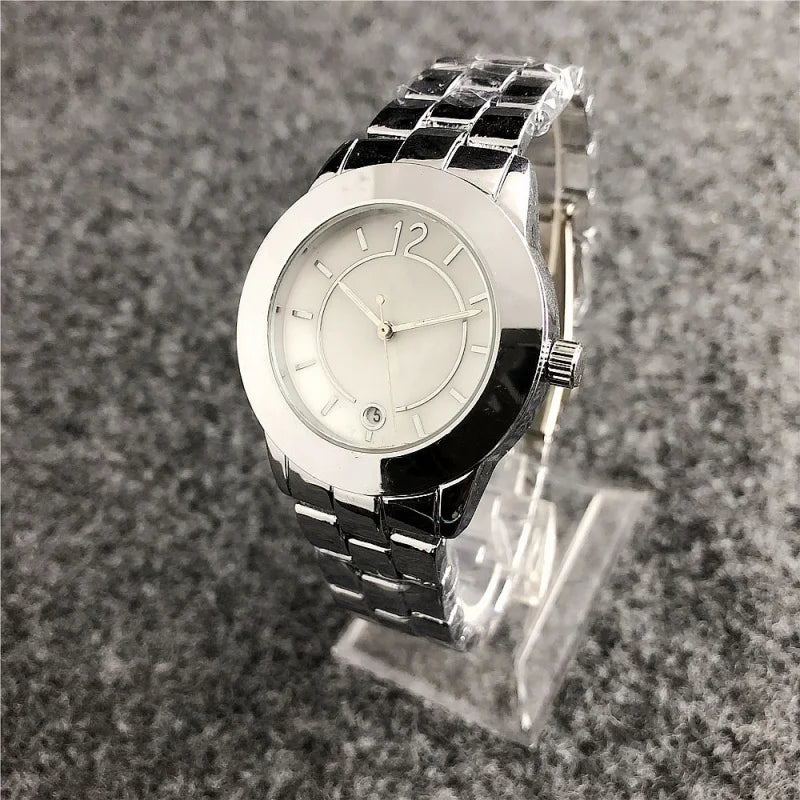 Nuovi Orologi da Donna di Lusso, Moda, Calendario, Acciaio Inossidabile, Quarzo, Orologi da Polso da Donna, Reloj Mujer, Best Seller, Montre