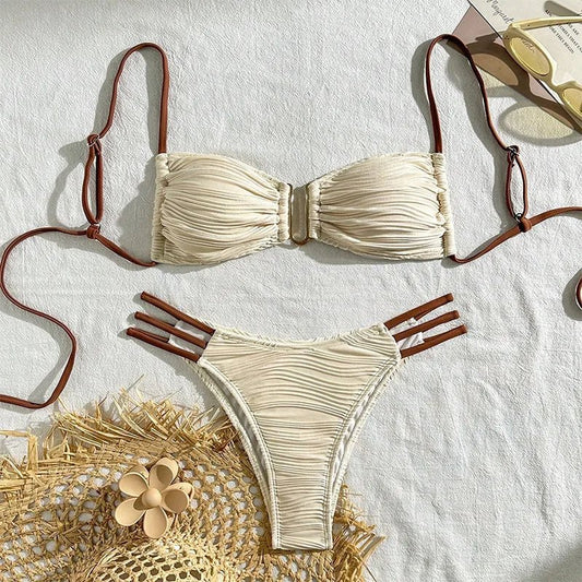 Nuovi Bikini Sexy 2026 Costumi da Bagno Donna Push-Up Abbigliamento da Spiaggia Femminile Set Bikini Brasiliano per Piscina