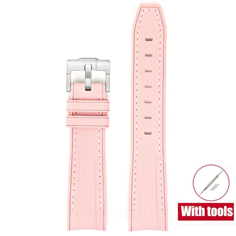 Cinturino in gomma per Swatch X Omega Joint MoonSwatch Cinturino sportivo impermeabile da 20 mm Cinturino con estremità curva in silicone per uomo donna