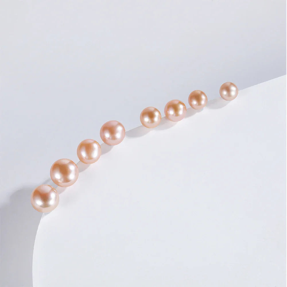Orecchini a Perno con Perle Naturali d'Acqua Dolce per Donne, Argento Sterling 925, Gioielli Semplici e Colorati con Perle Selezionate a Mano