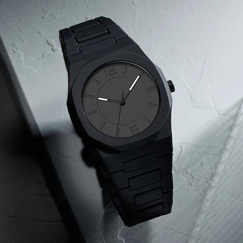 UTHAI 2025 Nuovi orologi da uomo Business Braccialetti in plastica impermeabili Orologi al quarzo alla moda e casual Reloj Hombre
