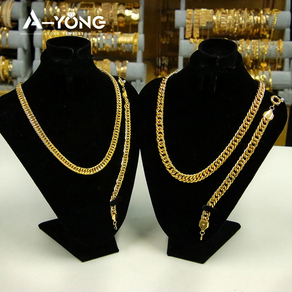 Set di gioielli Hip Hop di lusso placcato oro 21k Dubai Fashoin Collana a catena cubana Arabo Donna Uomo Punk Evento Gioielli per feste