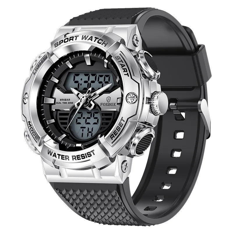 Orologio da uomo LIGE 2026 alla moda, orologio sportivo di lusso con quadrante grande, impermeabile, luminoso, al quarzo, con datario, per uomo, marca Foxbox