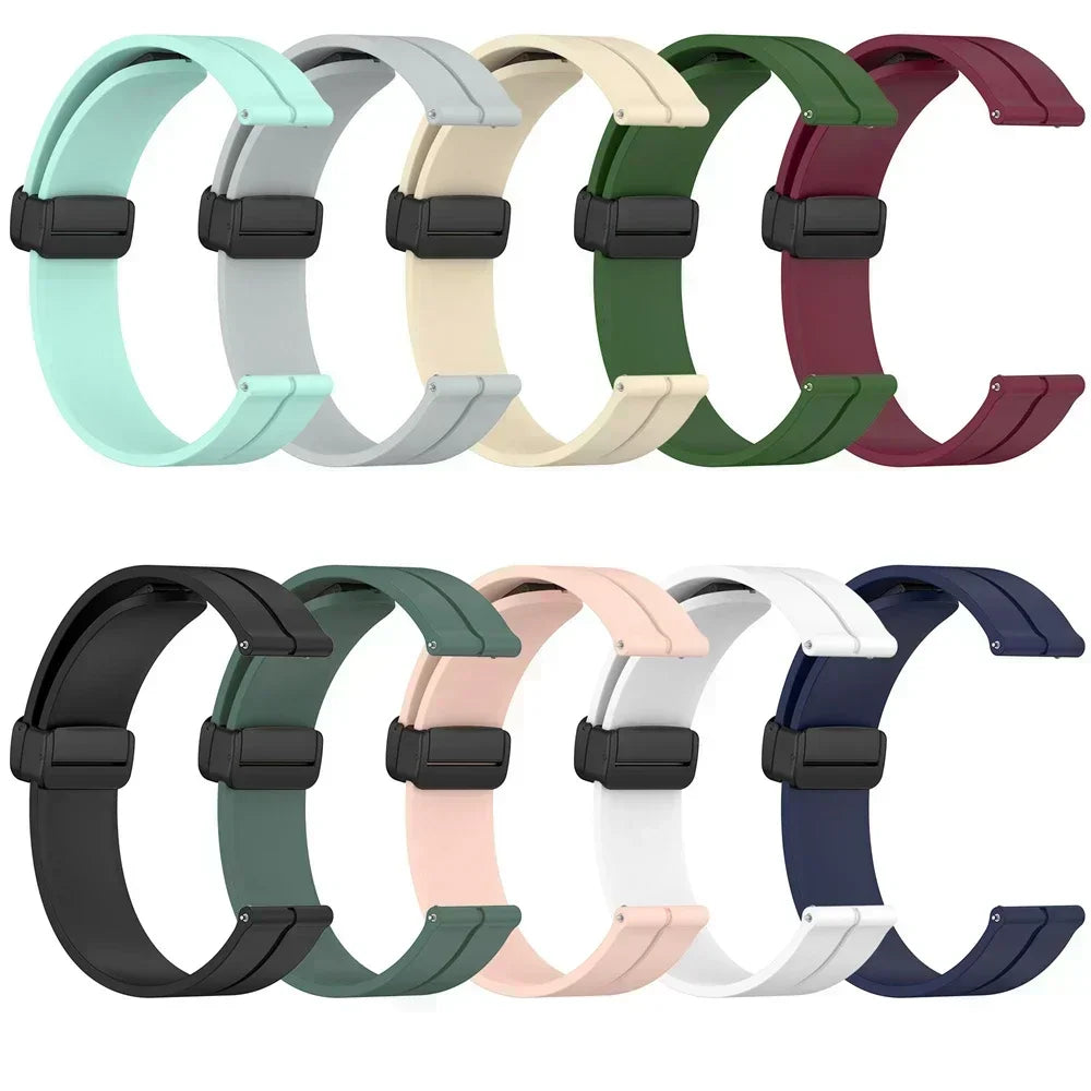 22mm 20mm cinturino magnetico in silicone per Omega X Swatch Joint MoonSwatch cinturino per Xiaomi Watch S4 S3 S2 S1/Huawei GT6Pro GT6 5 4 46