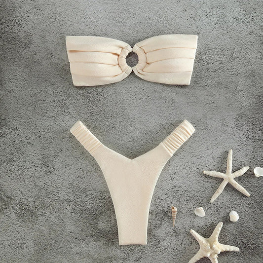 Micro Bikini Push Up Costumi da bagno donna 2024 Costumi da bagno femminili sexy Bikini brasiliano Perizoma Biquini Costumi da bagno Costumi da bagno solidi