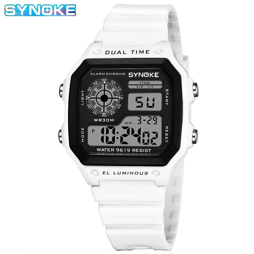 SYNOKE Military Digital Watches Men Sports cronografo luminoso impermeabile maschile orologi da polso elettronici Relogio Masculino