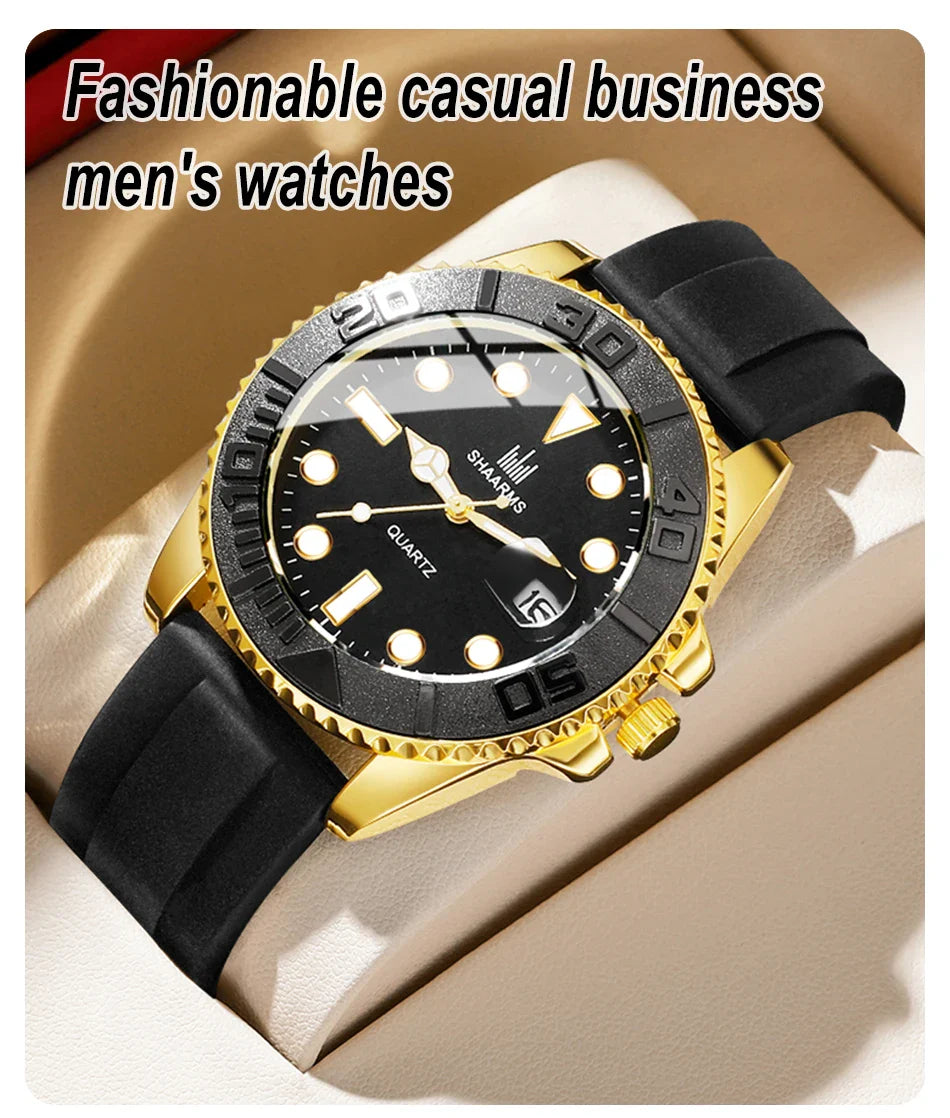 Orologio moda uomo orologio Casual Montre Homme Business Men orologio al quarzo calendario Green Water Wok Ghost Sport orologio da polso da uomo