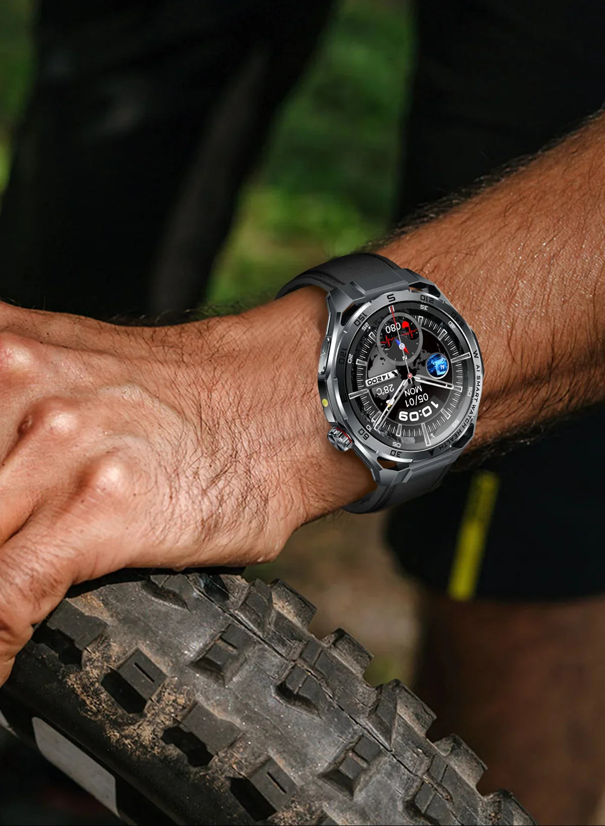 Nuovo Smartwatch 2026 con Analisi AI del Grasso Corporeo, ECG+PPG, Acido Urico, Pressione Sanguigna, Ossigeno nel Sangue, Chiamate, Schermo AMOLED per Uomini e Donne