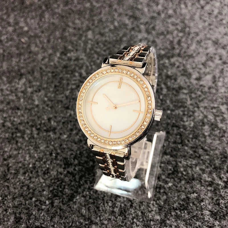 Orologi di Lusso in Cristallo per Donne, Marca di Moda, Orologio al Quarzo con Diamanti per Signore, Orologi da Polso Femminili in Acciaio, Relogio Feminino, Regalo