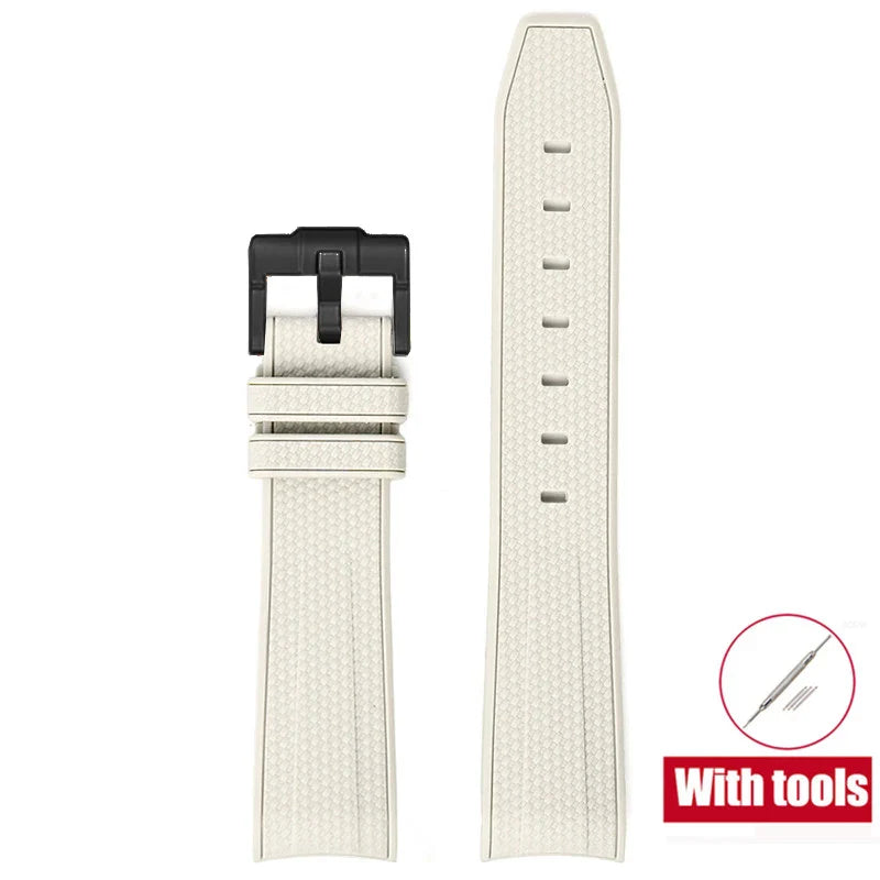 Cinturino in gomma per Swatch X Omega Joint MoonSwatch Cinturino sportivo impermeabile da 20 mm Cinturino con estremità curva in silicone per uomo donna