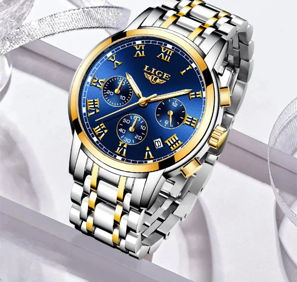 LIGE 2024 nuove donne di moda orologi da donna top brand di lusso creativo bracciale da donna in acciaio orologi orologio impermeabile al quarzo femminile