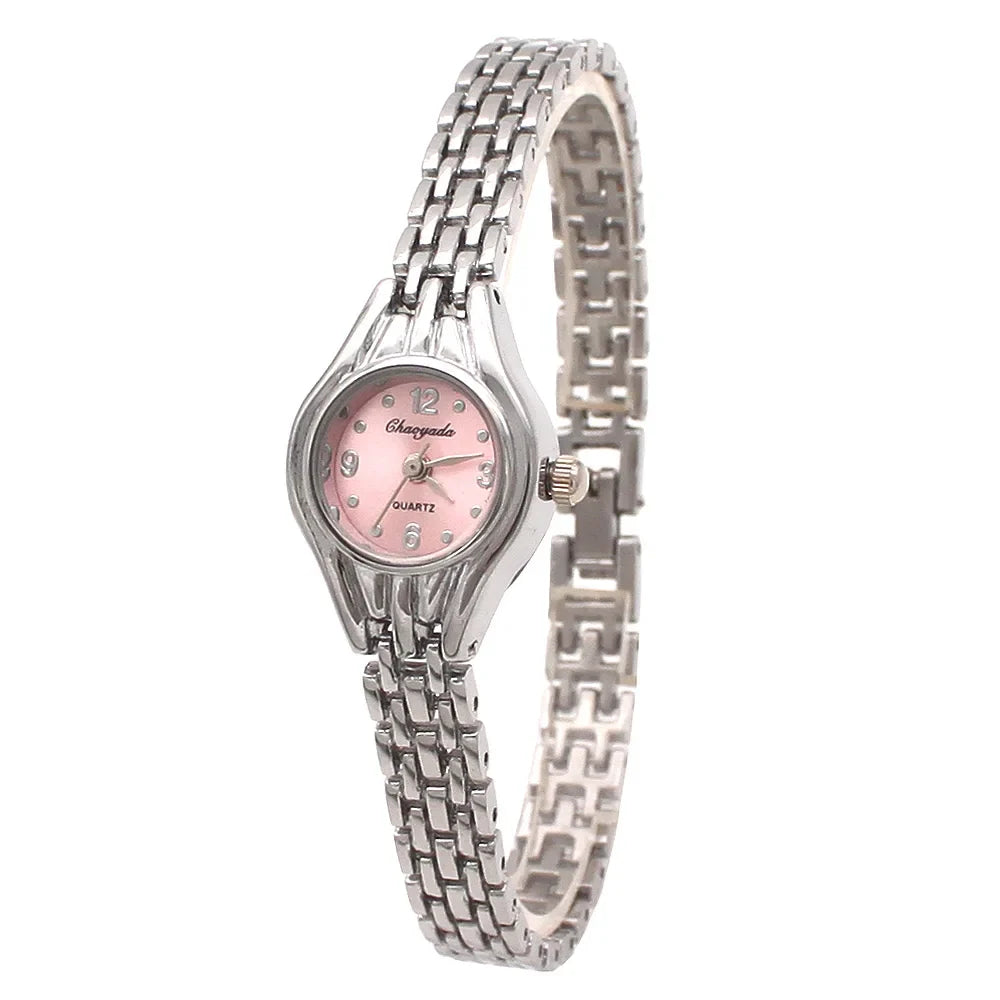 Orologio da polso da donna carino Mujer Relojes dorati Orologio al quarzo con quadrante piccolo Orologio da polso popolare Ora orologi eleganti da donna femminili