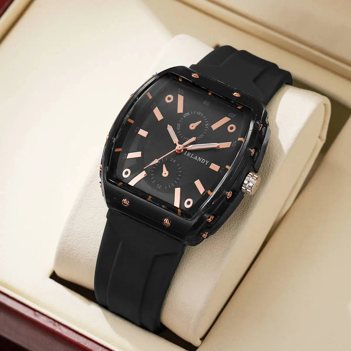 Orologi da donna alla moda Orologi da polso al quarzo da donna con cinturino in silicone casual per ragazze Orologio Reloj Mujer (senza scatola)