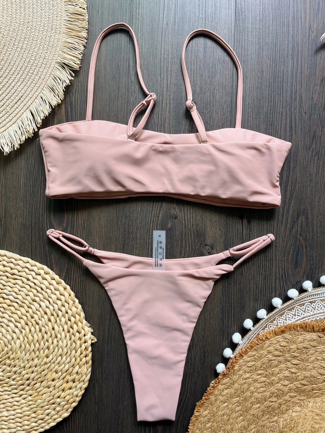 2025 Diamante Bikini Donne Sexy Costume Da Bagno A Fascia Biquini Push Up Costumi Da Bagno Femminile Lucido Costumi da Bagno Floreale Tuta Beachwear