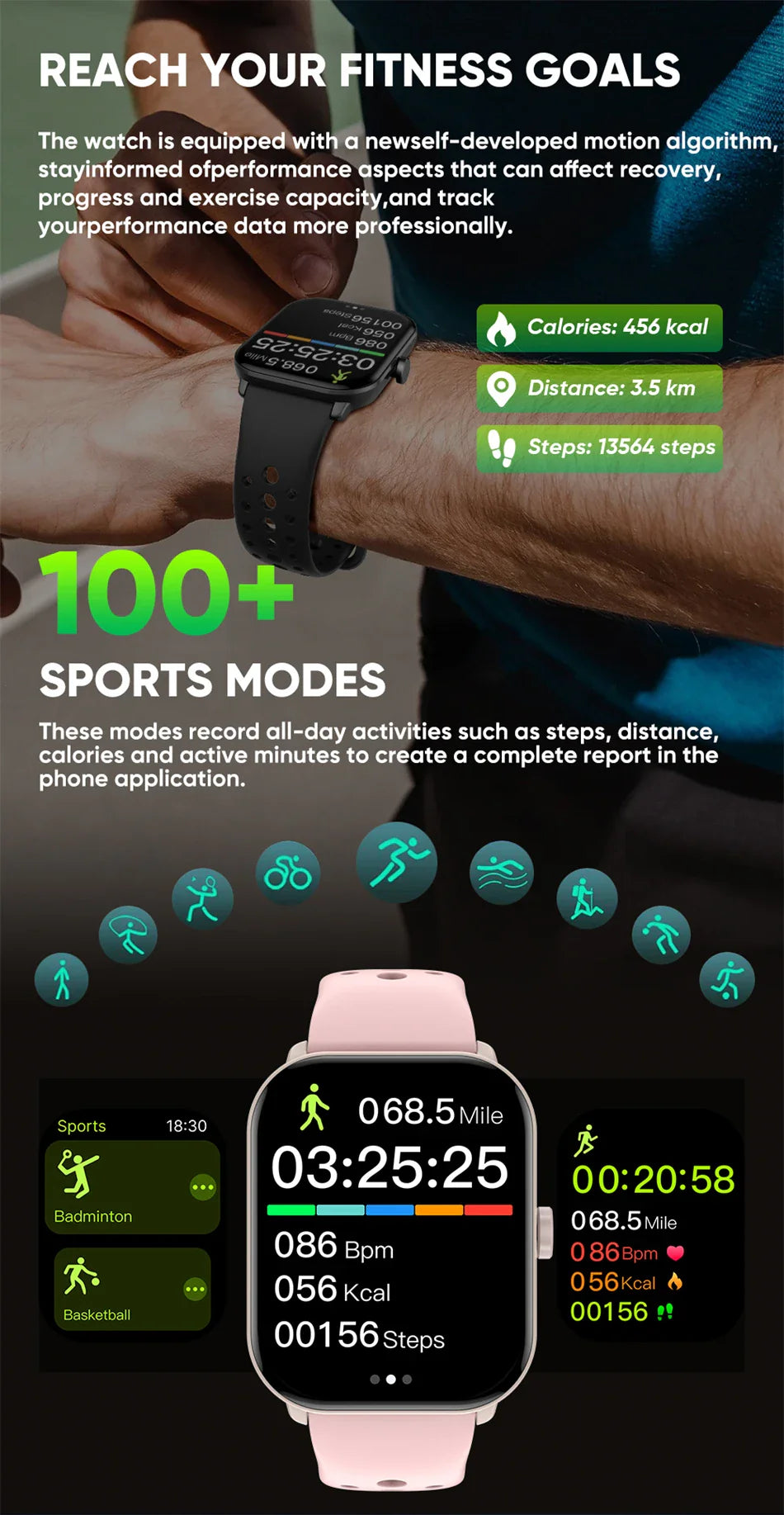 Per Xiaomi Watch 5 Smart Watch da uomo HD AMOLED schermo frequenza cardiaca chiamate Bluetooth localizzazione GPS Smartwatch sportivo impermeabile da donna