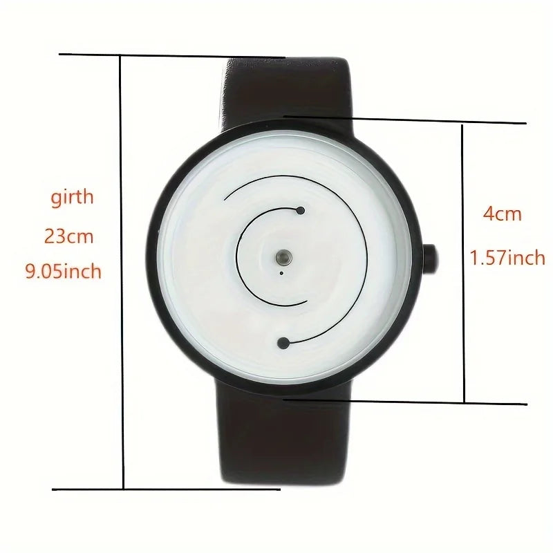 Orologio creativo di nuova moda da uomo Orologi sportivi Casual cinturino in pelle analogico da polso al quarzo da uomo Relogio Masculino Reloj Hombre