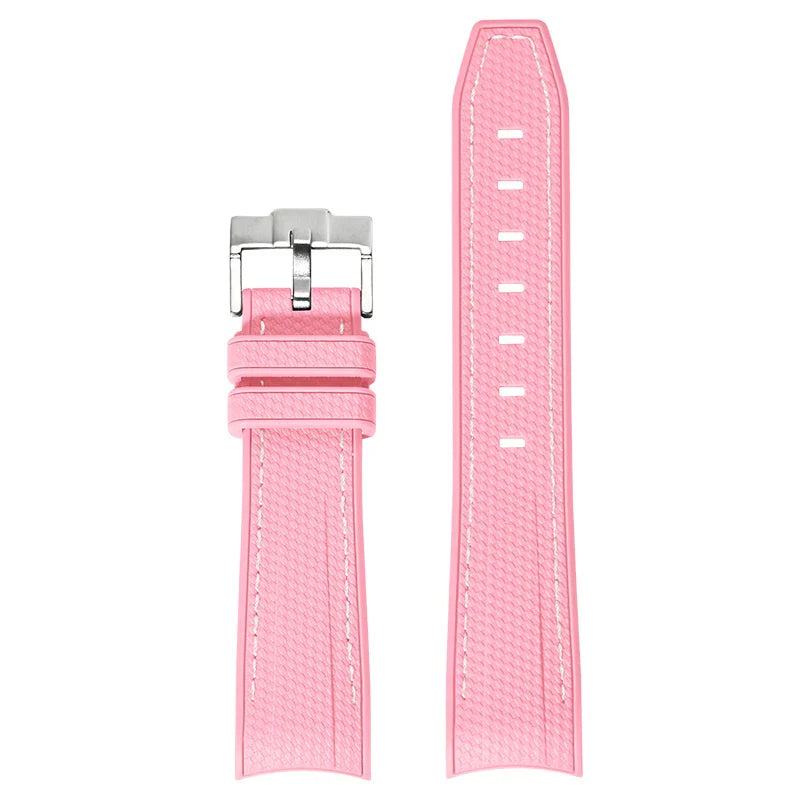 Cinturino in gomma per Swatch X Omega Joint MoonSwatch Cinturino sportivo impermeabile da 20 mm Cinturino con estremità curva in silicone per uomo donna