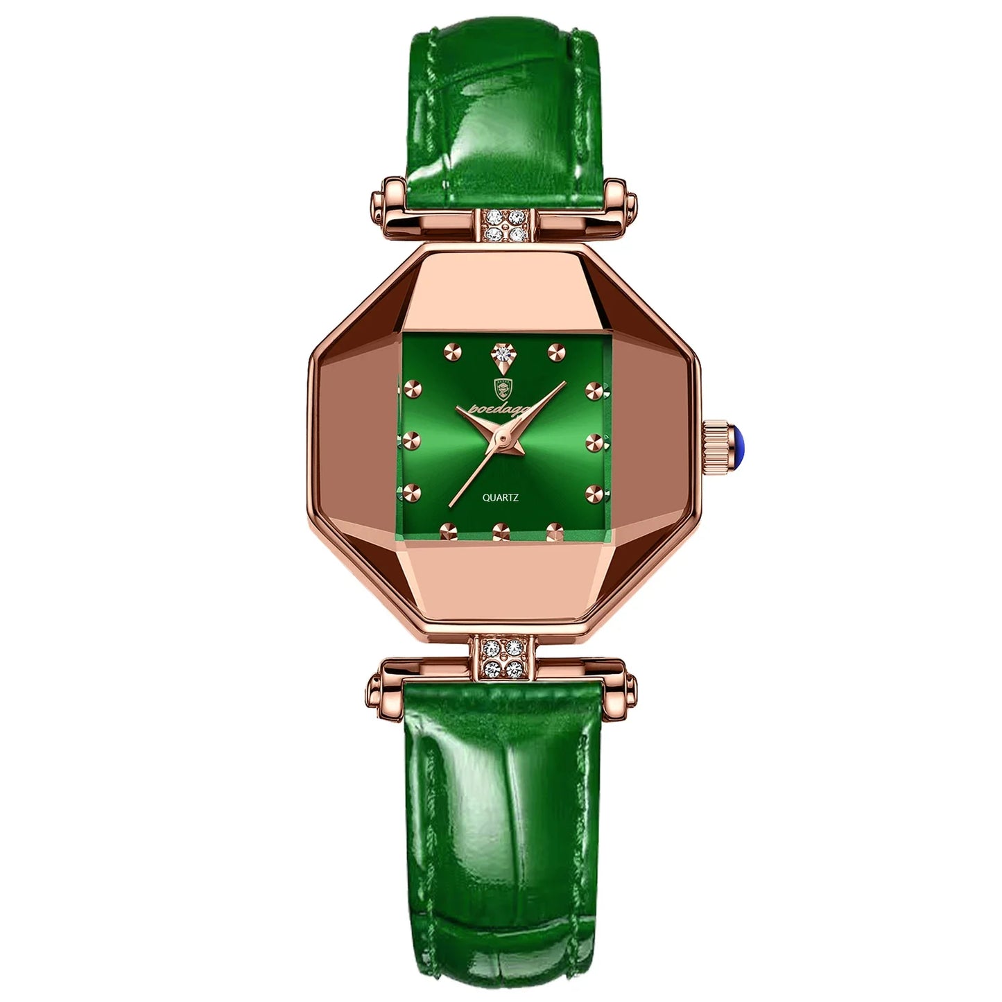 POEDAGAR Orologio da donna di alta qualità Orologi al quarzo in pelle impermeabile per donna Orologio da polso da donna casual di moda di lusso regalo Reloj