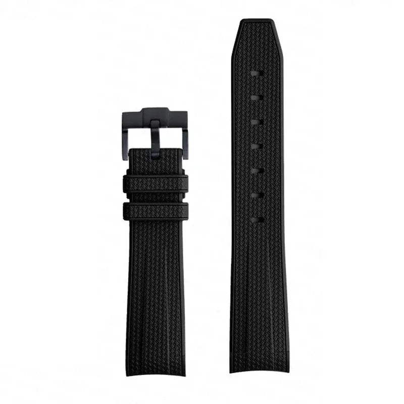 Cinturino in gomma per Swatch X Omega Joint MoonSwatch Cinturino sportivo impermeabile da 20 mm Cinturino con estremità curva in silicone per uomo donna