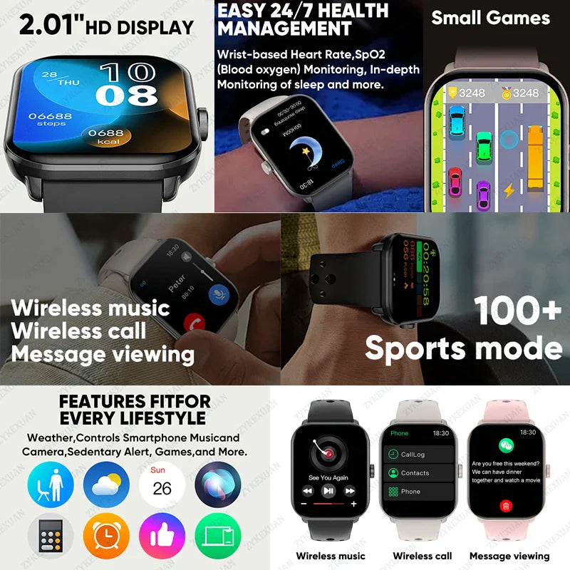 Per Xiaomi Watch 5 Smart Watch da uomo HD AMOLED schermo frequenza cardiaca chiamate Bluetooth localizzazione GPS Smartwatch sportivo impermeabile da donna